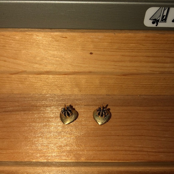 Pink Heart Juicy Couture Earrings - Picture 3 of 3